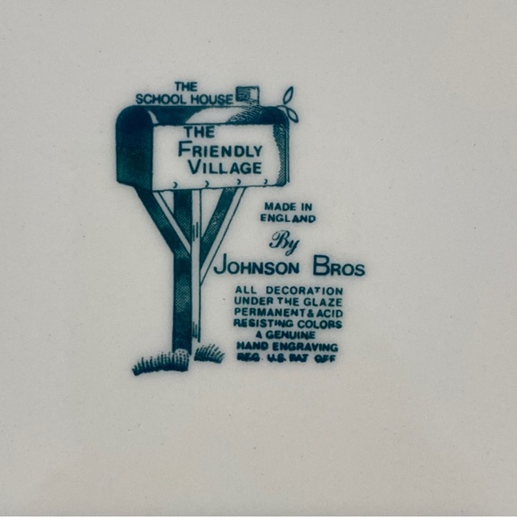 Set of 4 Johnson Brothers Friendly Village Buffet Plates - Picture 5 of 5